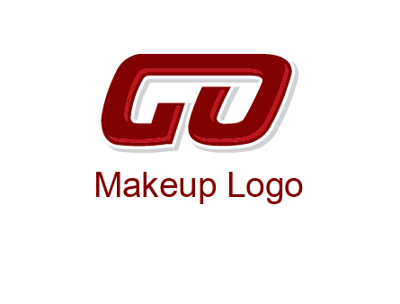 letter G joined with letter O