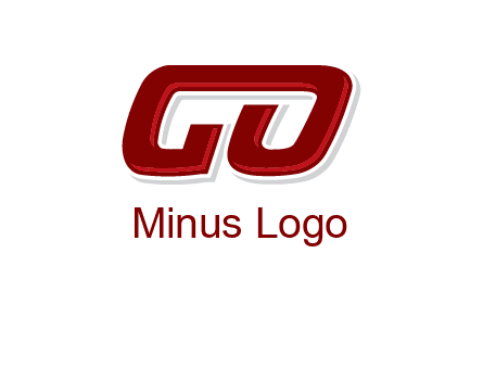 letter G joined with letter O