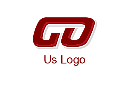 letter G joined with letter O