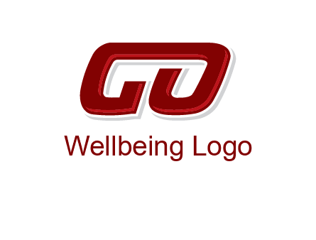letter G joined with letter O