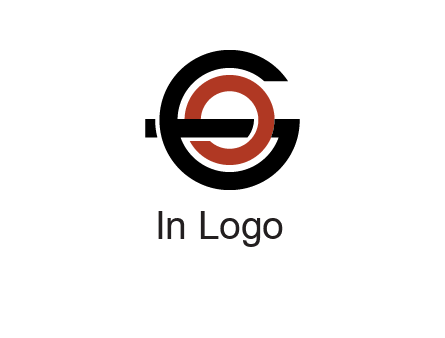 letter O in letter G
