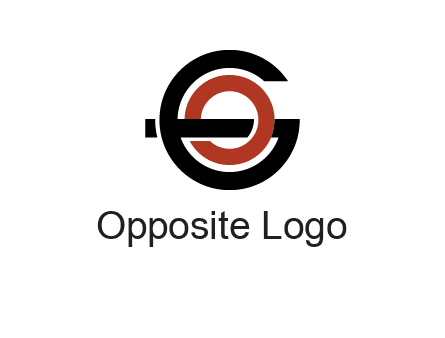 letter O in letter G
