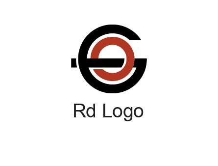 letter O in letter G