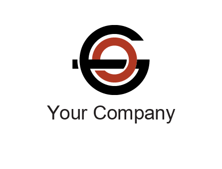 letter O in letter G