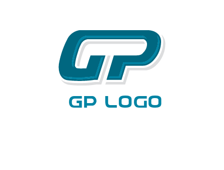 letter G joined with letter P