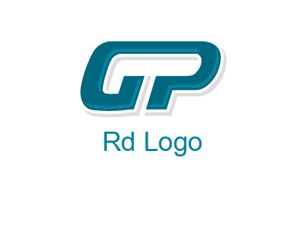 letter G joined with letter P