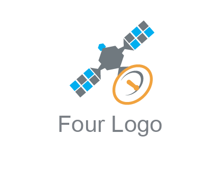 satellite information technology logo