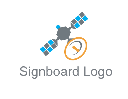 satellite information technology logo