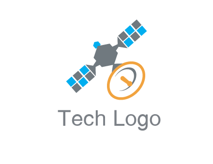 satellite information technology logo