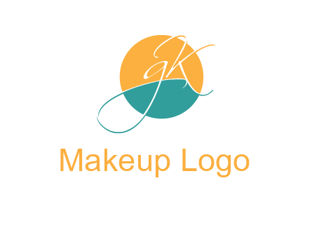 Letters GK are in a circle logo