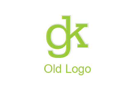 letter G joined to letter K