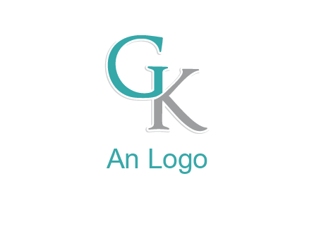 letter G forming letter K