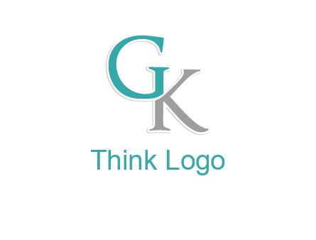 letter G forming letter K
