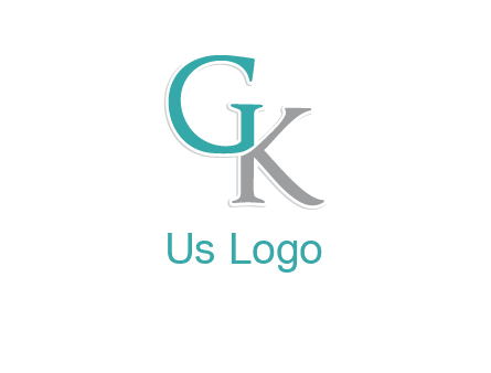 letter G forming letter K