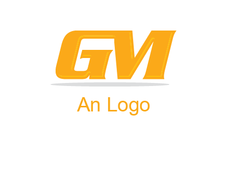 letter G joined with letter M