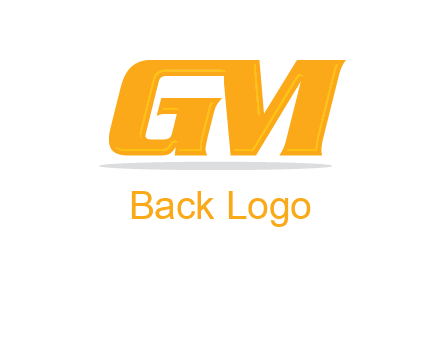 letter G joined with letter M