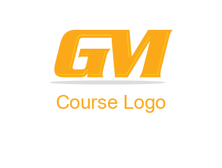 letter G joined with letter M