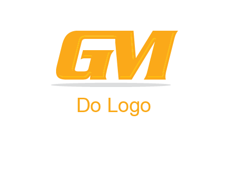letter G joined with letter M