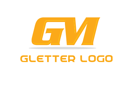 letter G joined with letter M