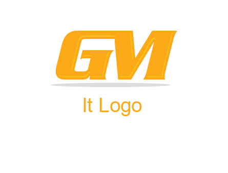 letter G joined with letter M