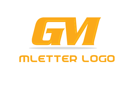 letter G joined with letter M