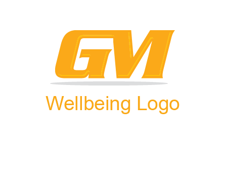 letter G joined with letter M