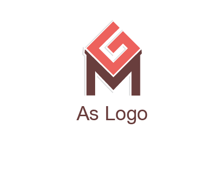 letter G on letter M