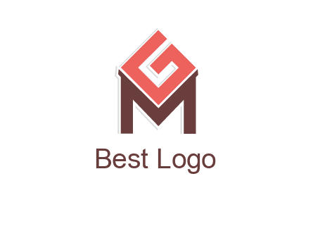 letter G on letter M