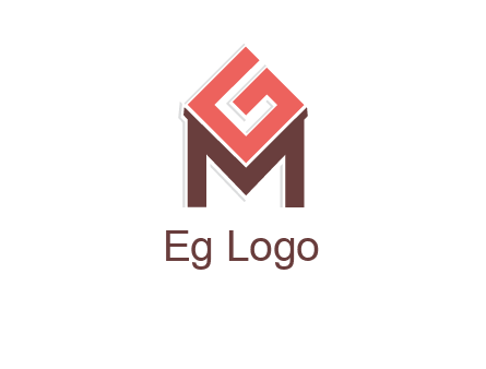 letter G on letter M