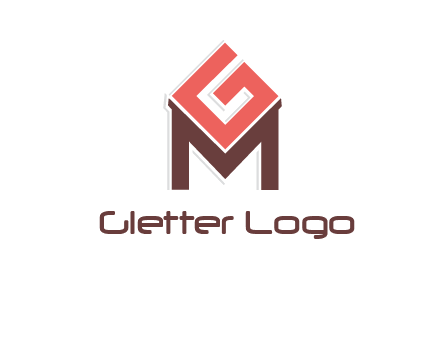 letter G on letter M