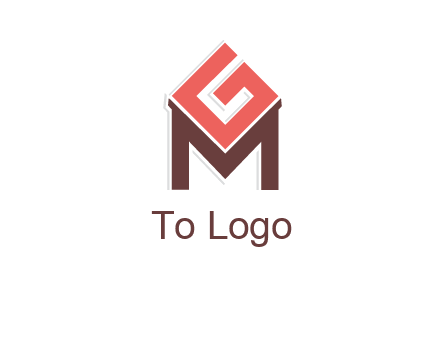 letter G on letter M