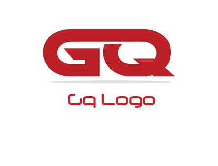 letter G and letter Q joined together
