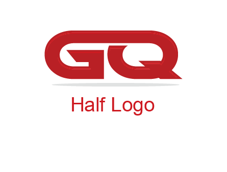 letter G and letter Q joined together