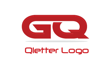 letter G and letter Q joined together