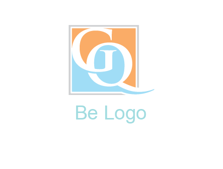 GQ letters are in a Square Logo