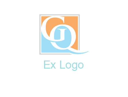 GQ letters are in a Square Logo