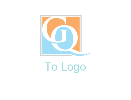 GQ letters are in a Square Logo