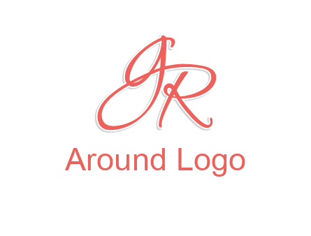 script font letter GR