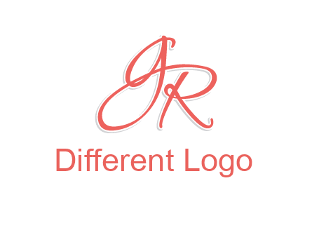 script font letter GR