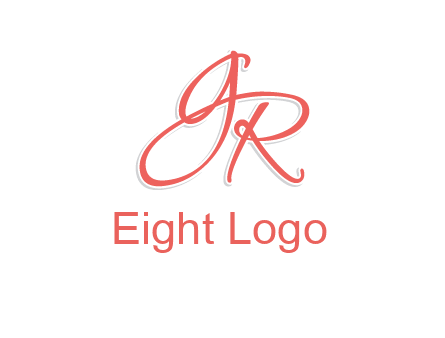script font letter GR