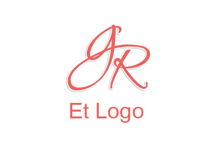 script font letter GR