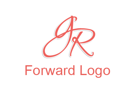 script font letter GR