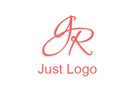 script font letter GR