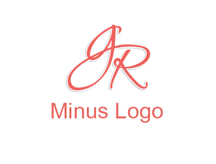 script font letter GR