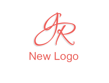 script font letter GR