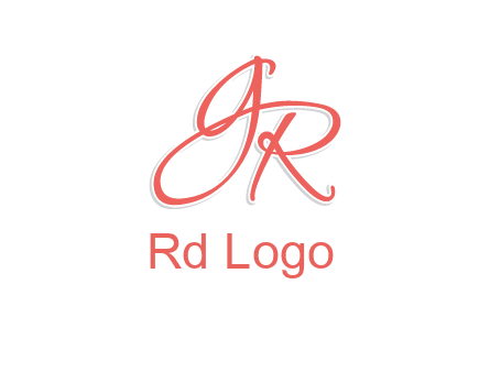 script font letter GR