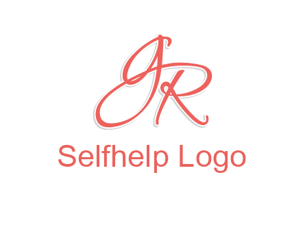 script font letter GR