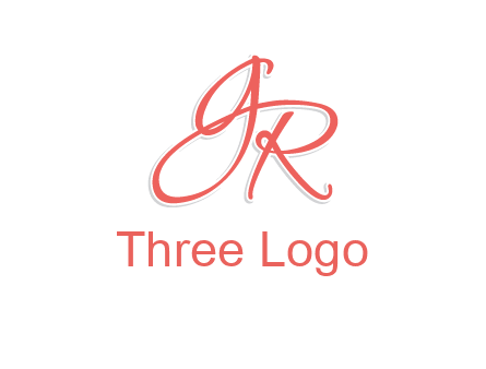 script font letter GR