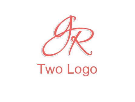 script font letter GR