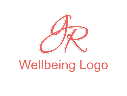 script font letter GR